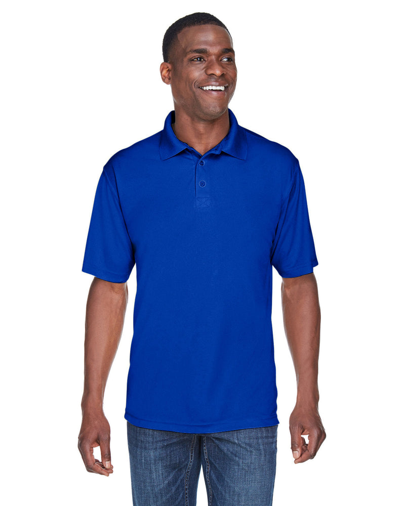 Nautica, Shirts, Nautica Performance 0 Polyester Short Sleeve Deep Blue  Polo Shirt