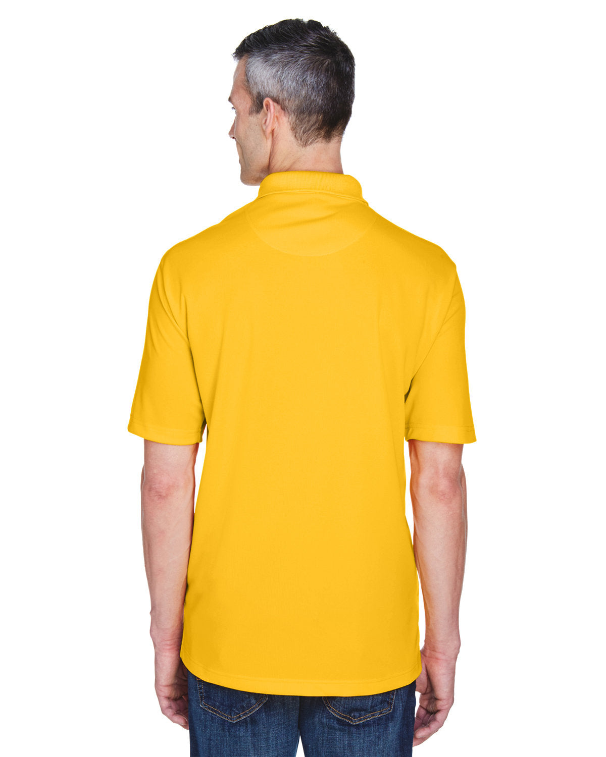 no-logo UltraClub Cool & Dry Stain-Release Performance Polo-Men's Polos-UltraClub-Thread Logic