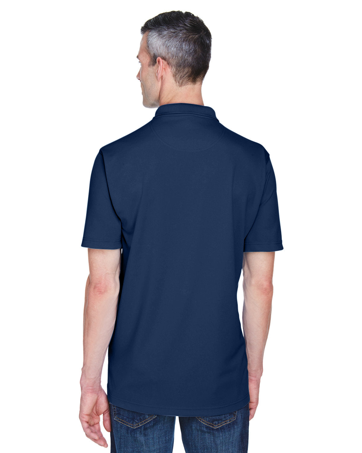 no-logo UltraClub Cool & Dry Stain-Release Performance Polo-Men's Polos-UltraClub-Thread Logic