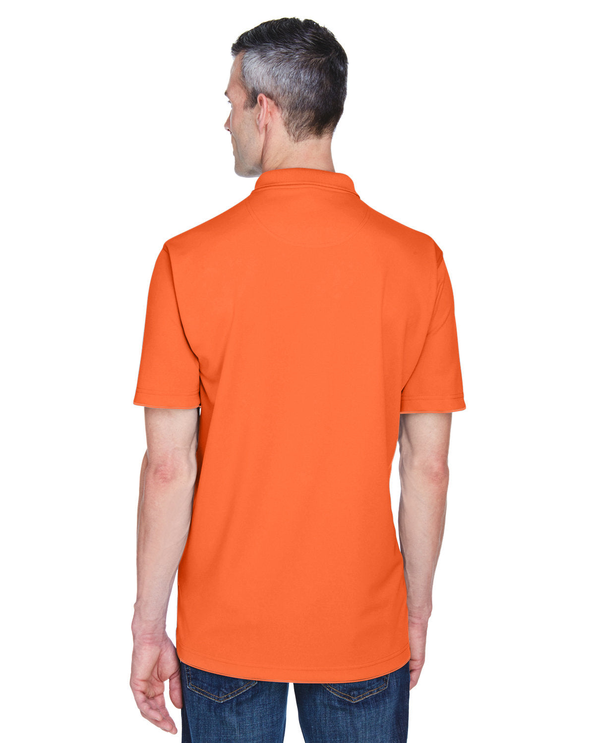 no-logo UltraClub Cool & Dry Stain-Release Performance Polo-Men's Polos-UltraClub-Thread Logic