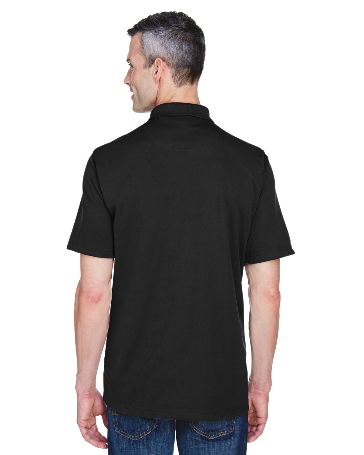 no-logo UltraClub Cool & Dry Stain-Release Performance Polo-Men's Polos-UltraClub-Thread Logic