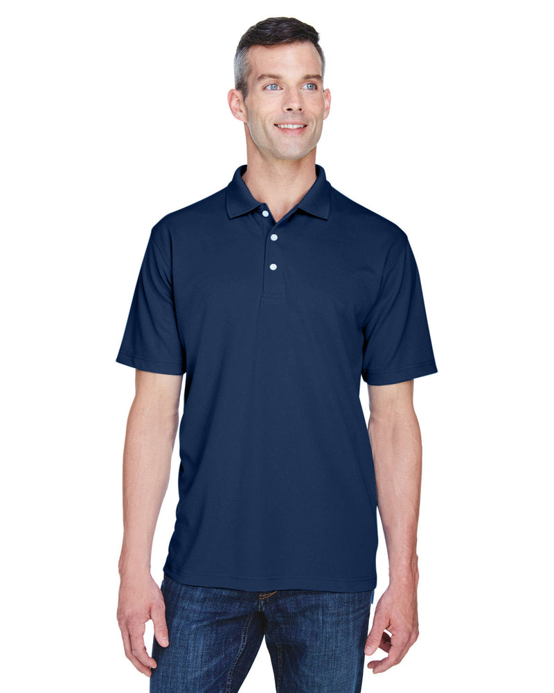  UltraClub Cool & Dry Stain-Release Performance Polo-Men's Polos-UltraClub-Navy-S-Thread Logic