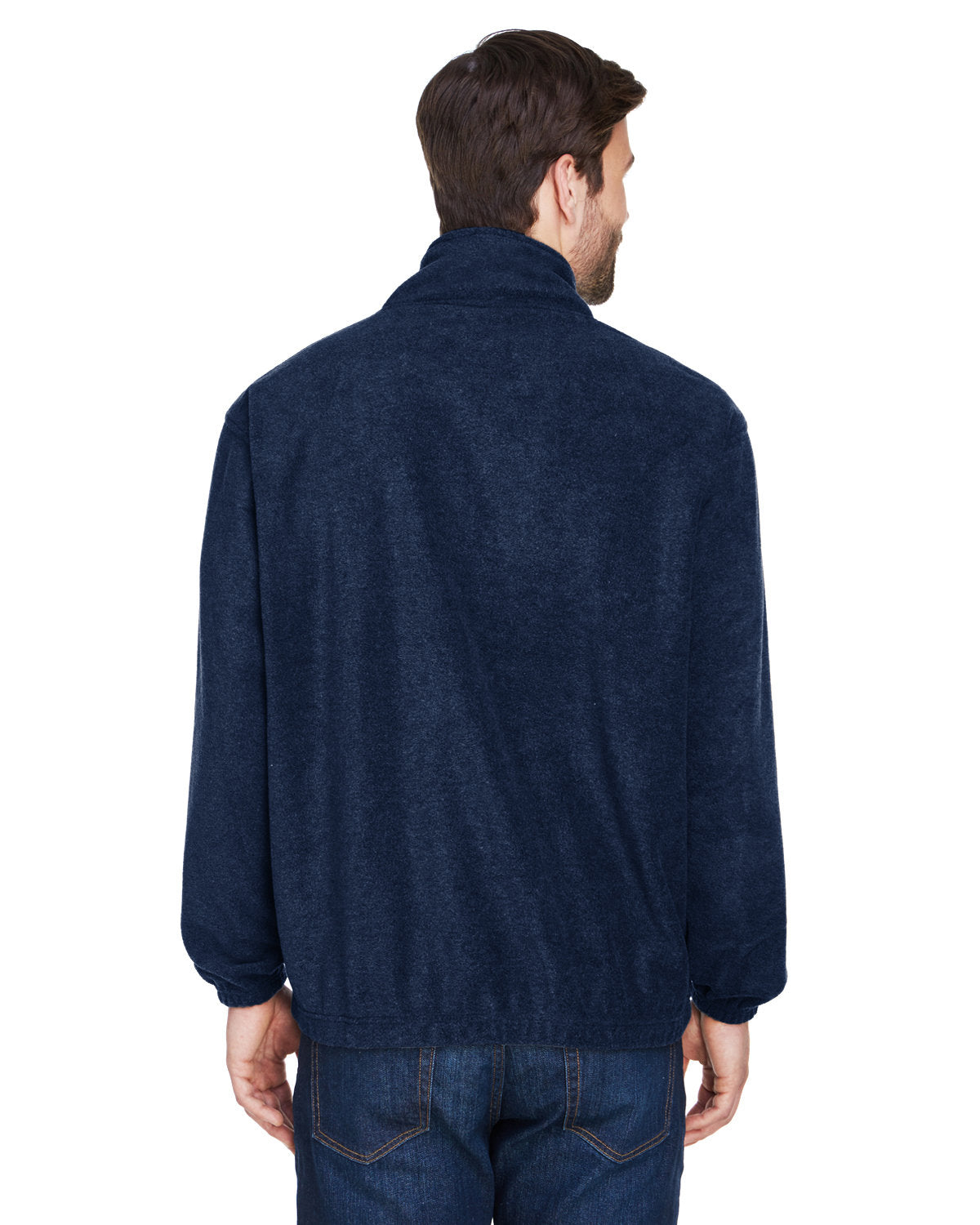 no-logo UltraClub Iceberg Fleece Quarter-Zip Pullover-Men's Layering-UltraClub-Thread Logic