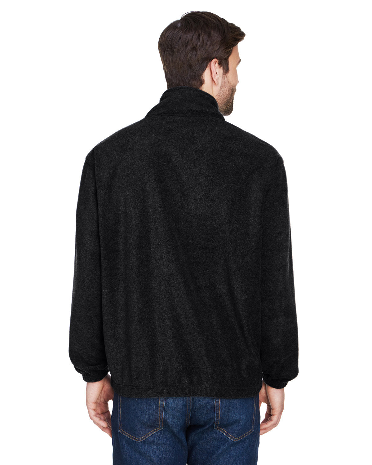 no-logo UltraClub Iceberg Fleece Quarter-Zip Pullover-Men's Layering-UltraClub-Thread Logic