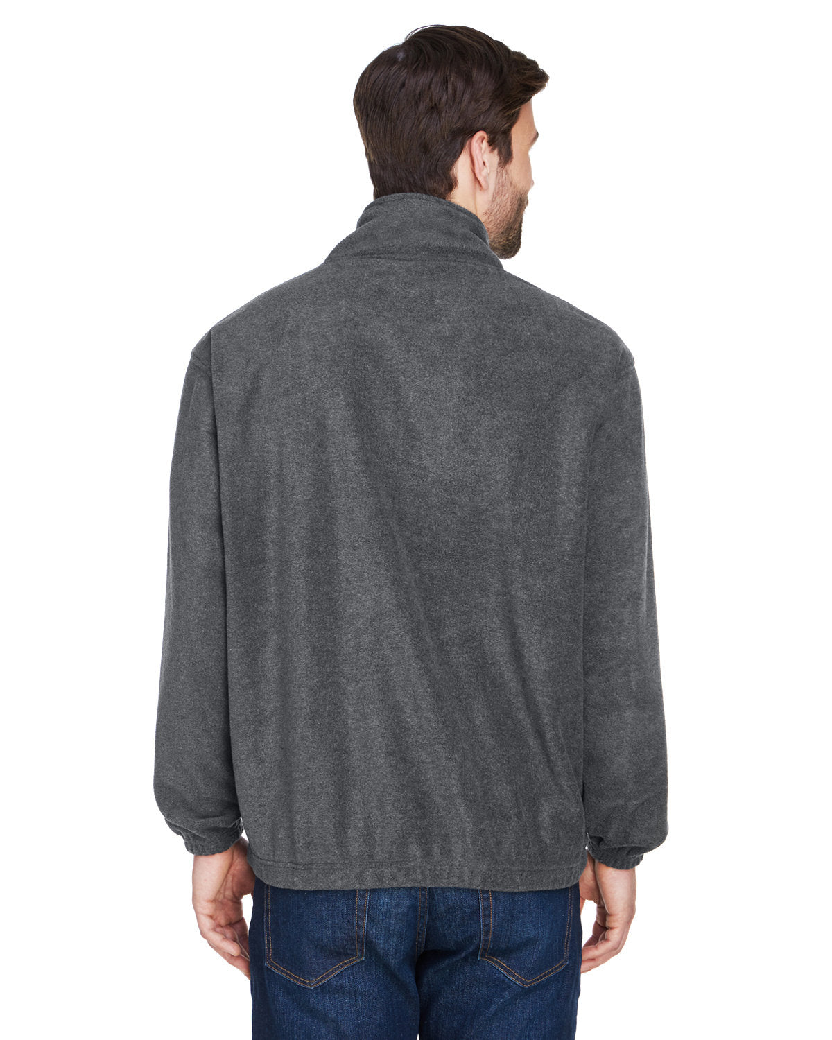no-logo UltraClub Iceberg Fleece Quarter-Zip Pullover-Men's Layering-UltraClub-Thread Logic