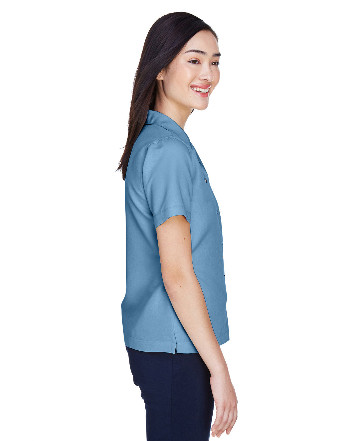 no-logo UltraClub Ladies Cabana Breeze Camp Shirt-Ladies Dress Shirts-UltraClub-Thread Logic