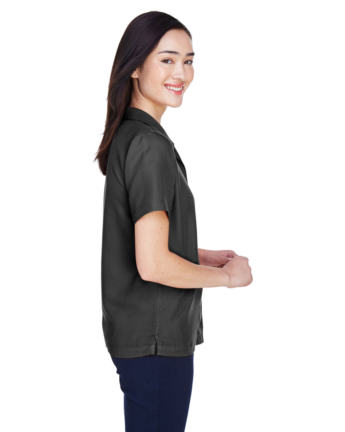 no-logo UltraClub Ladies Cabana Breeze Camp Shirt-Ladies Dress Shirts-UltraClub-Thread Logic