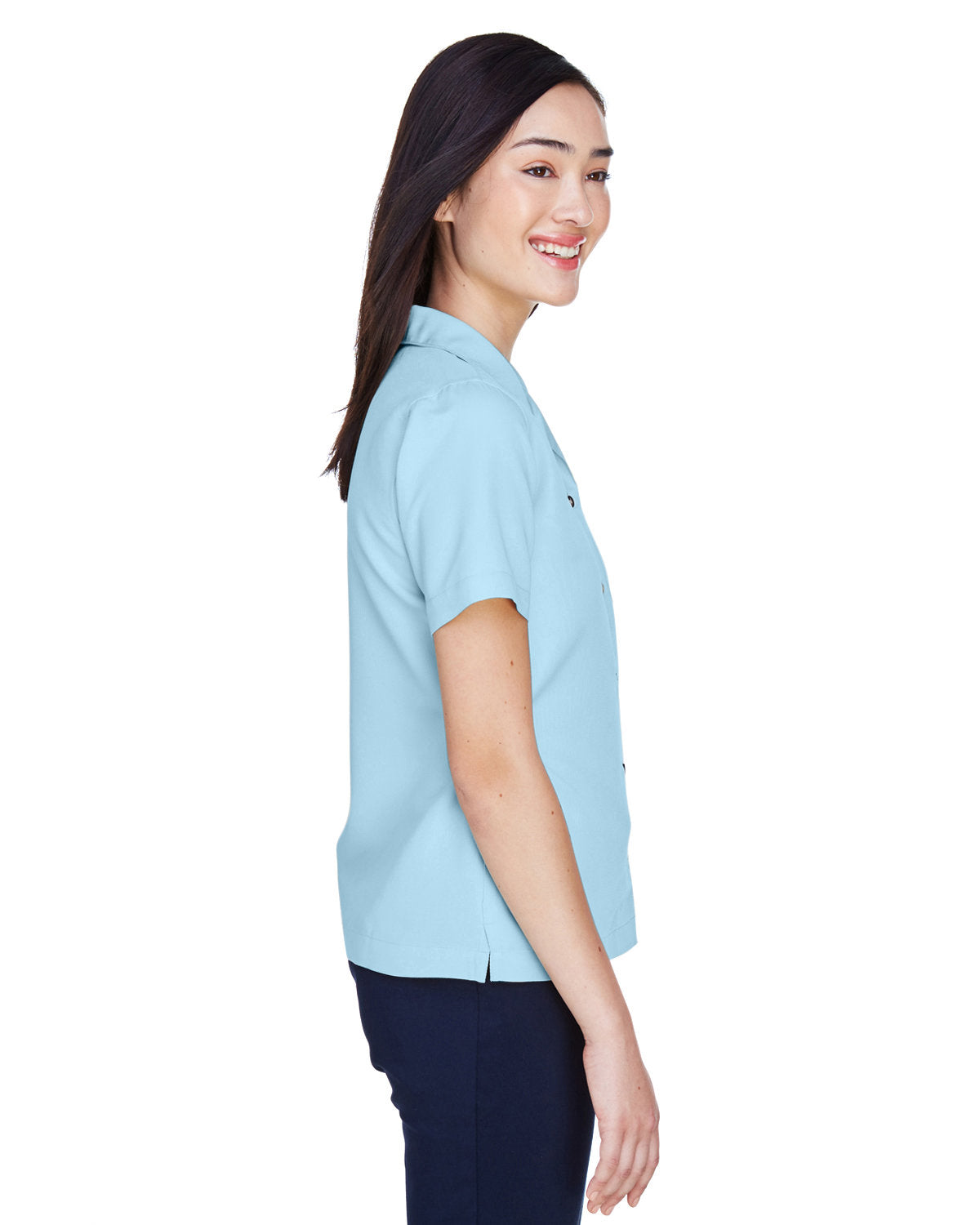 no-logo UltraClub Ladies Cabana Breeze Camp Shirt-Ladies Dress Shirts-UltraClub-Thread Logic