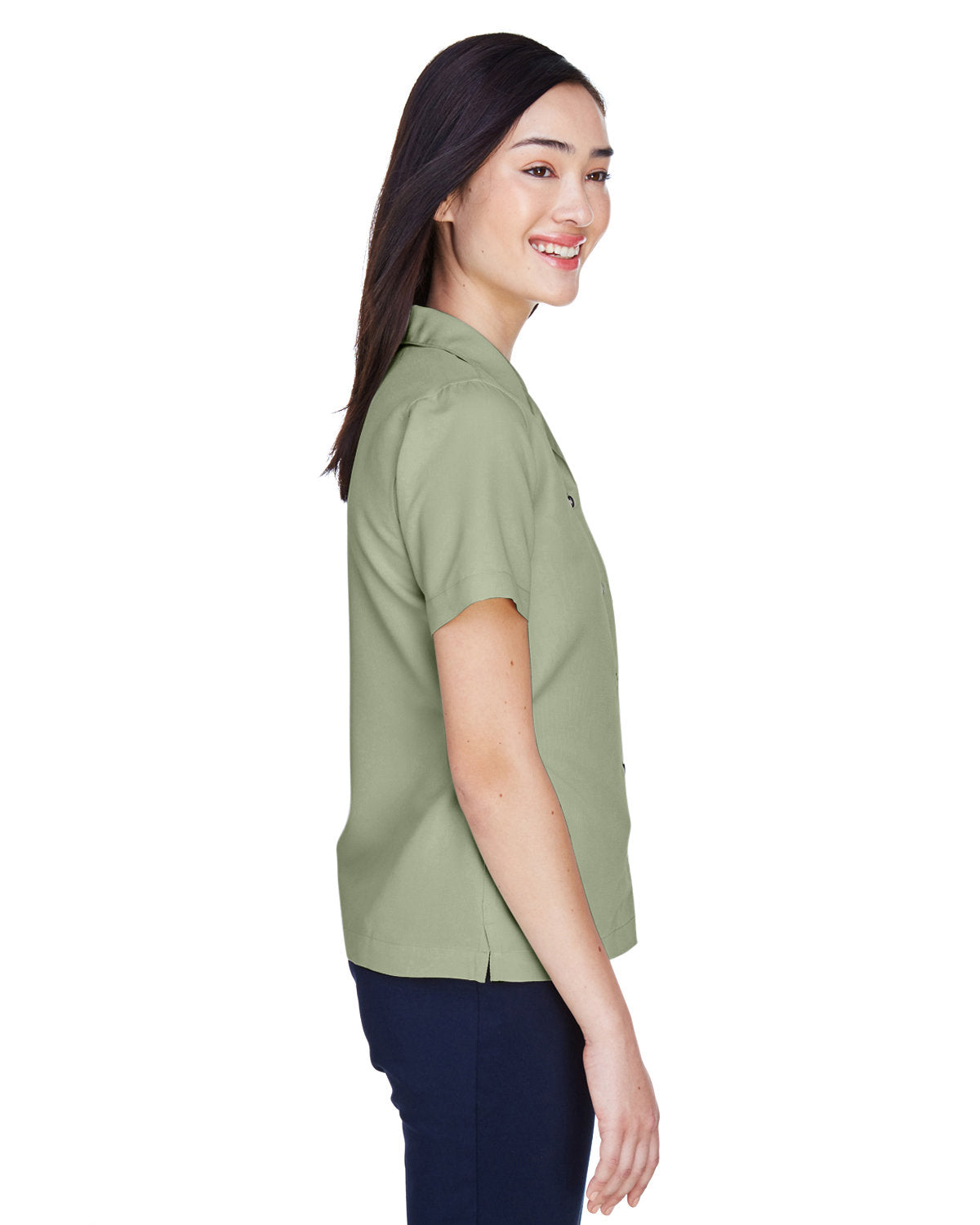 no-logo UltraClub Ladies Cabana Breeze Camp Shirt-Ladies Dress Shirts-UltraClub-Thread Logic