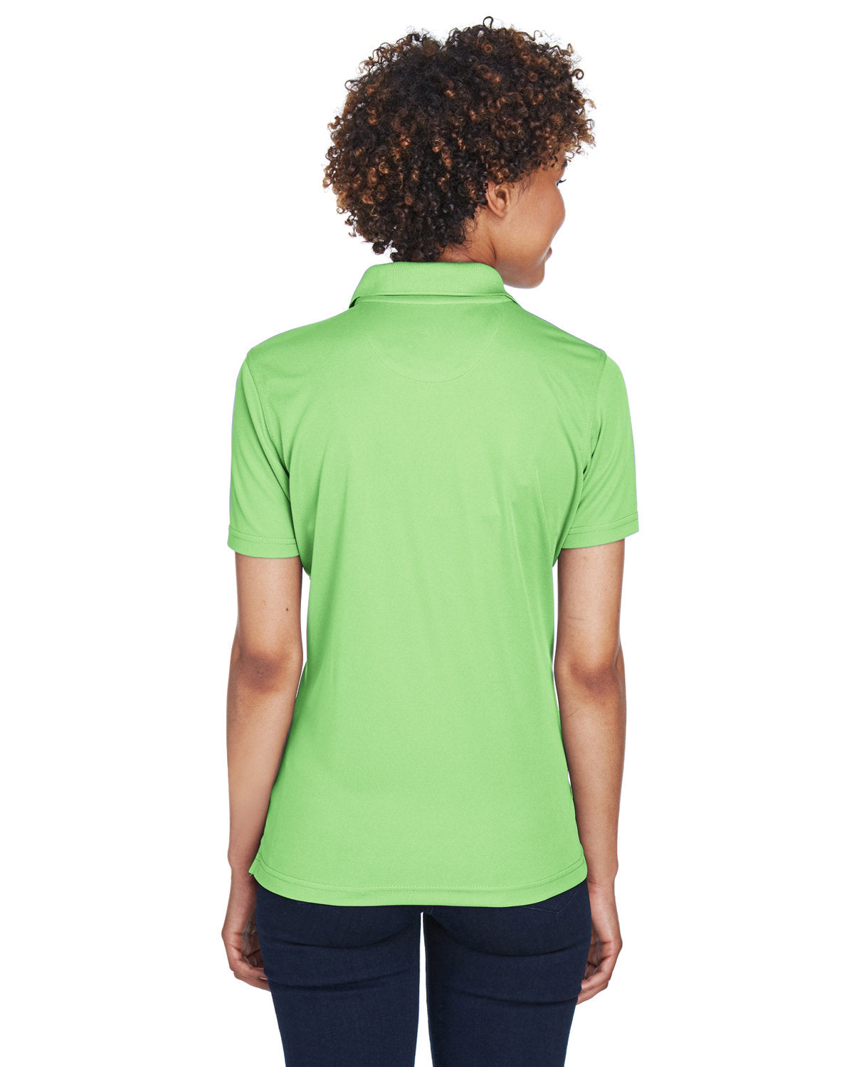no-logo UltraClub Ladies Cool & Dry Mesh Pique Polo-Ladies Polos-UltraClub-Thread Logic