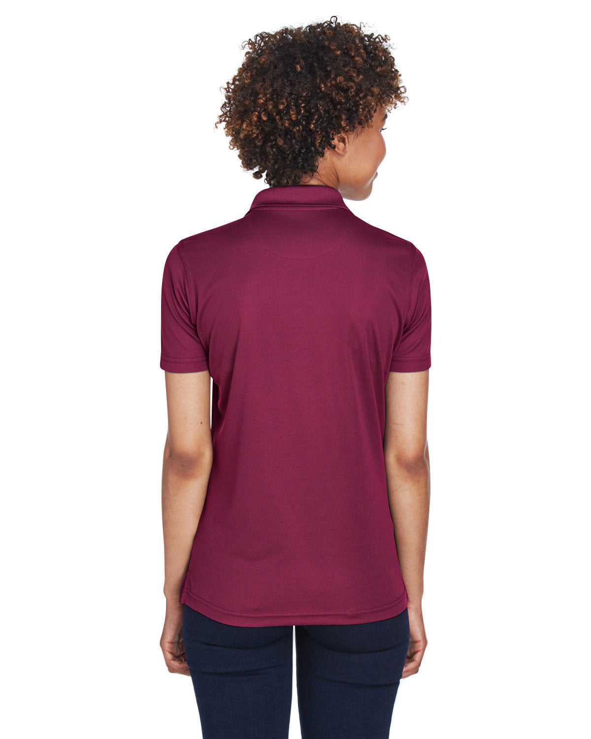 no-logo UltraClub Ladies Cool & Dry Mesh Pique Polo-Ladies Polos-UltraClub-Thread Logic
