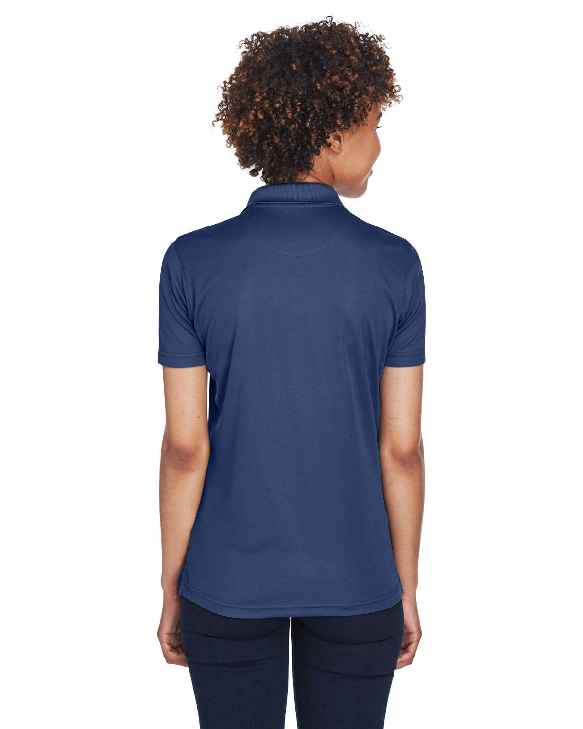 no-logo UltraClub Ladies Cool & Dry Mesh Pique Polo-Ladies Polos-UltraClub-Thread Logic