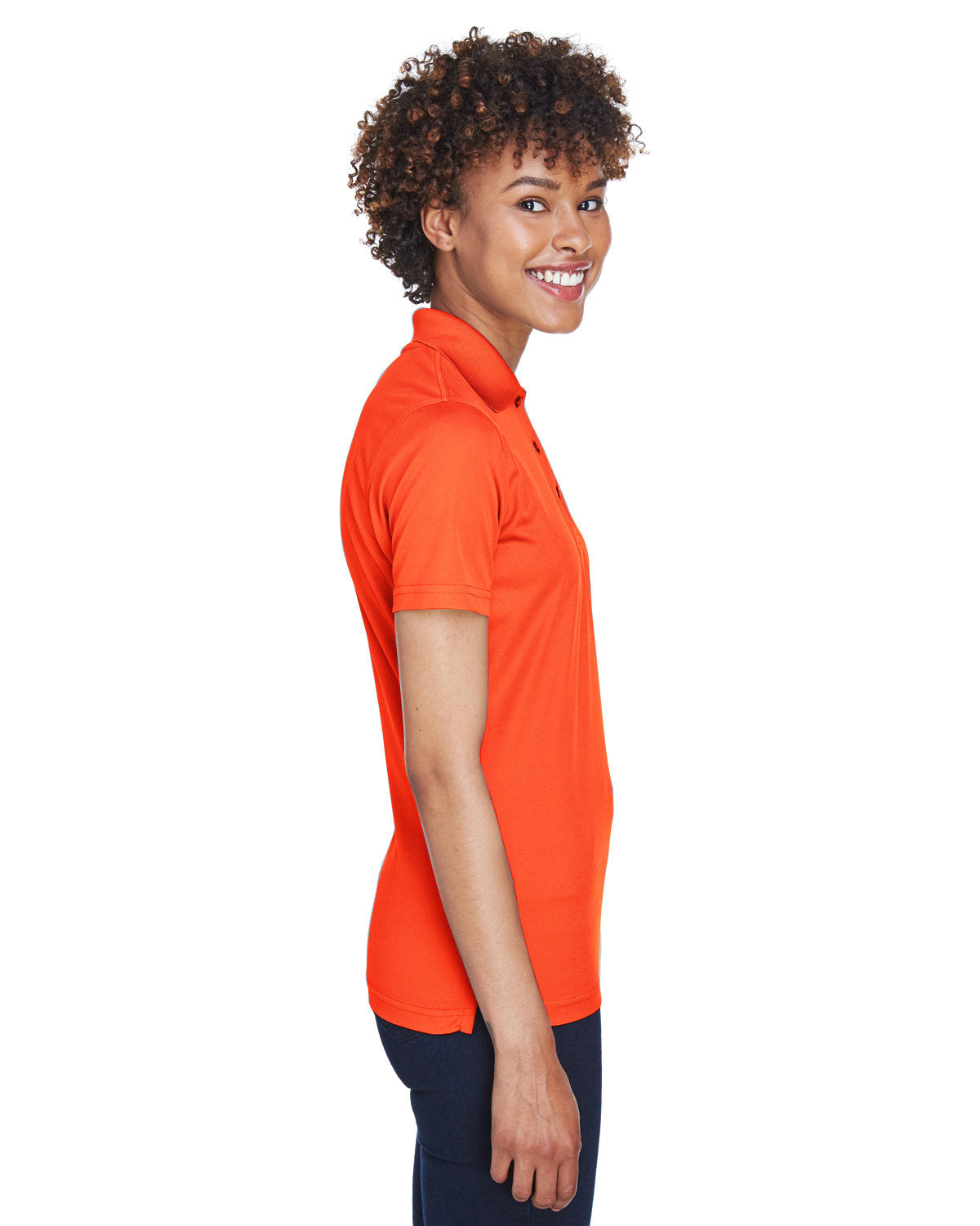 no-logo UltraClub Ladies Cool & Dry Mesh Pique Polo-Ladies Polos-UltraClub-Thread Logic