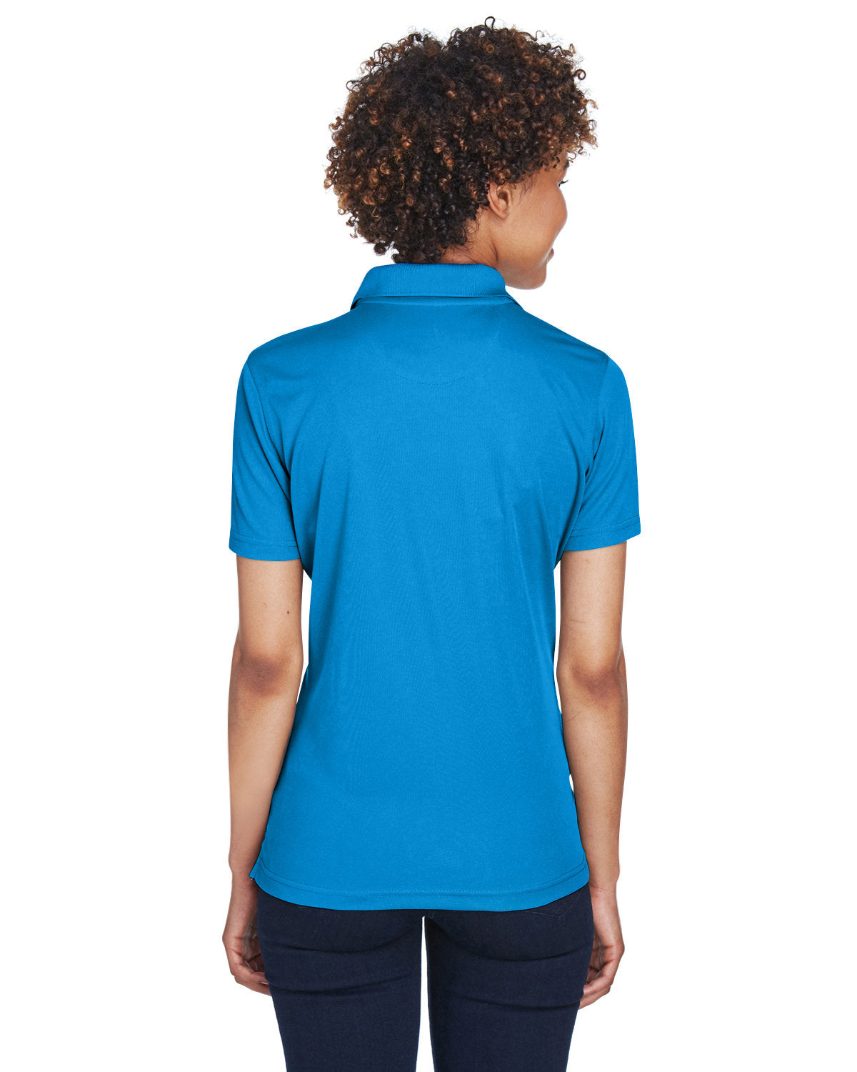 no-logo UltraClub Ladies Cool & Dry Mesh Pique Polo-Ladies Polos-UltraClub-Thread Logic