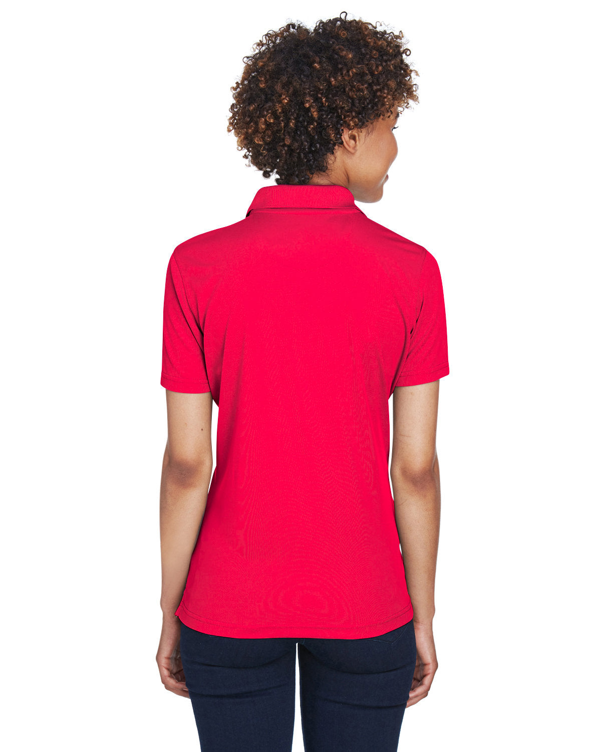 no-logo UltraClub Ladies Cool & Dry Mesh Pique Polo-Ladies Polos-UltraClub-Thread Logic
