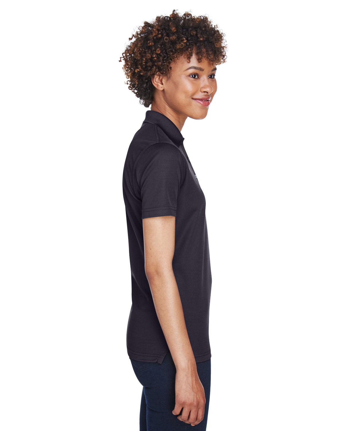 no-logo UltraClub Ladies Cool & Dry Mesh Pique Polo-Ladies Polos-UltraClub-Thread Logic