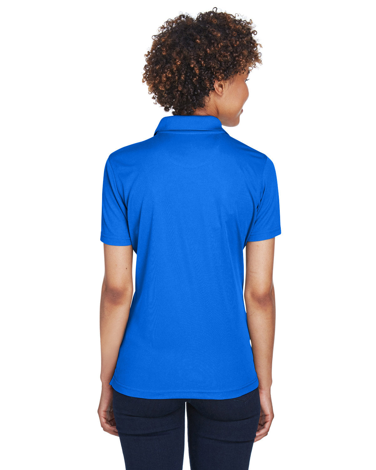 no-logo UltraClub Ladies Cool & Dry Mesh Pique Polo-Ladies Polos-UltraClub-Thread Logic