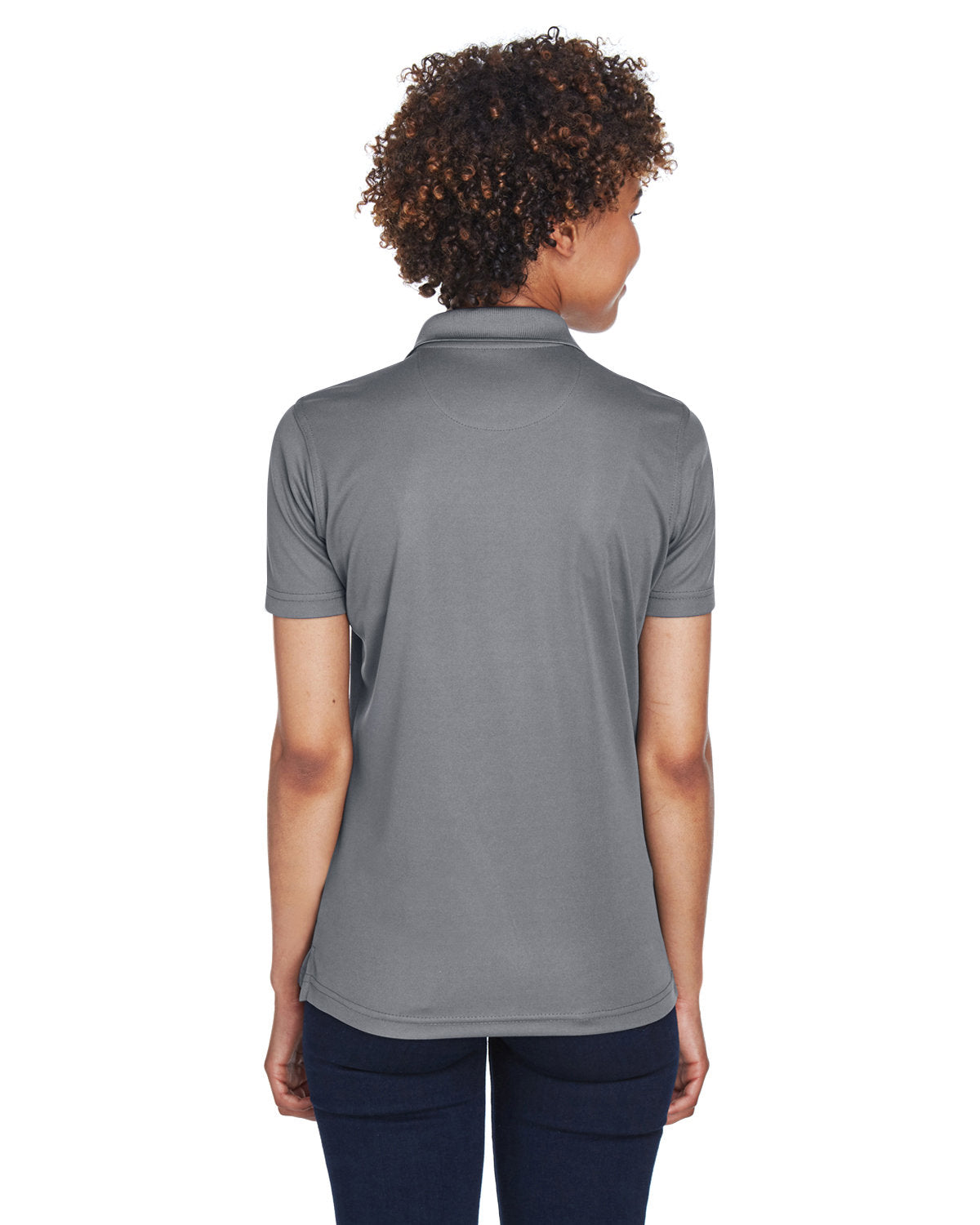 no-logo UltraClub Ladies Cool & Dry Mesh Pique Polo-Ladies Polos-UltraClub-Thread Logic