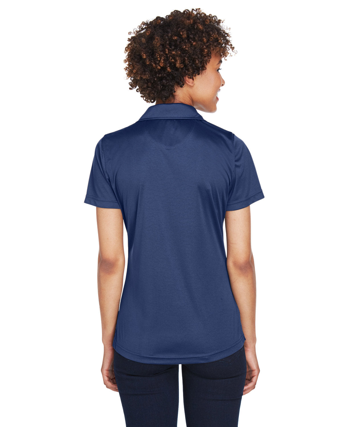 no-logo UltraClub Ladies Cool & Dry Sport Performance Interlock Polo-Ladies Polos-UltraClub-Thread Logic