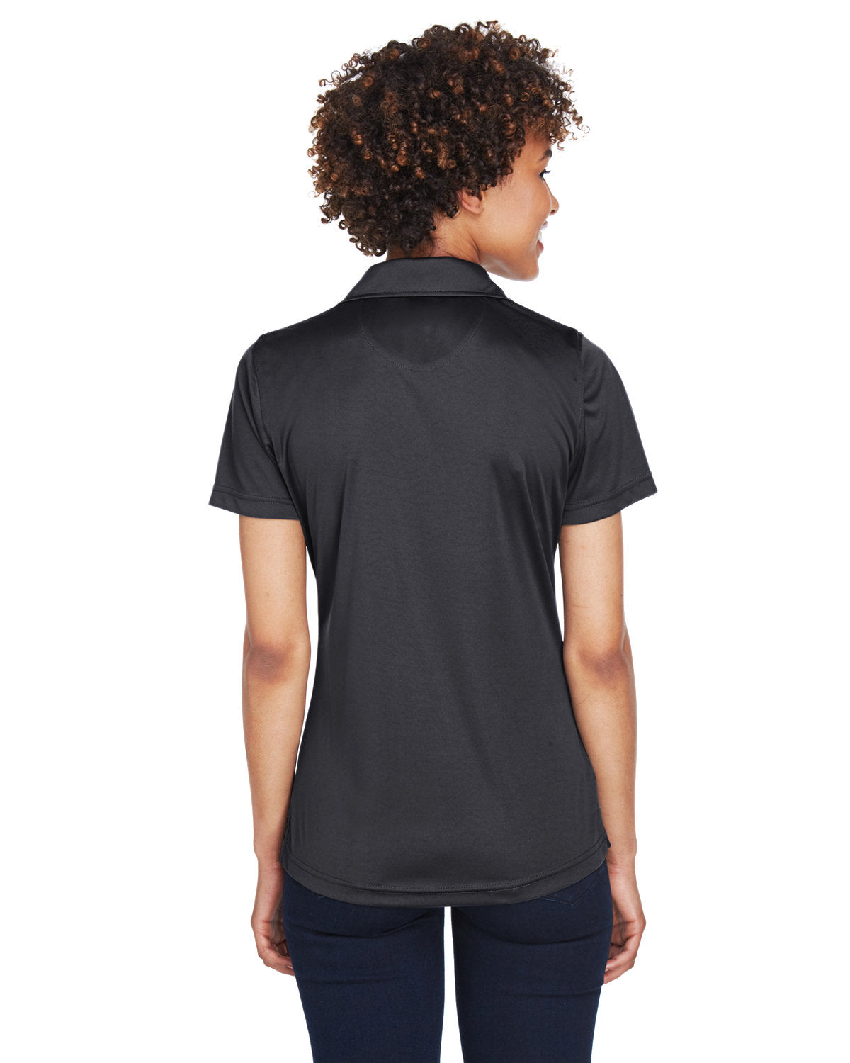 no-logo UltraClub Ladies Cool & Dry Sport Performance Interlock Polo-Ladies Polos-UltraClub-Thread Logic