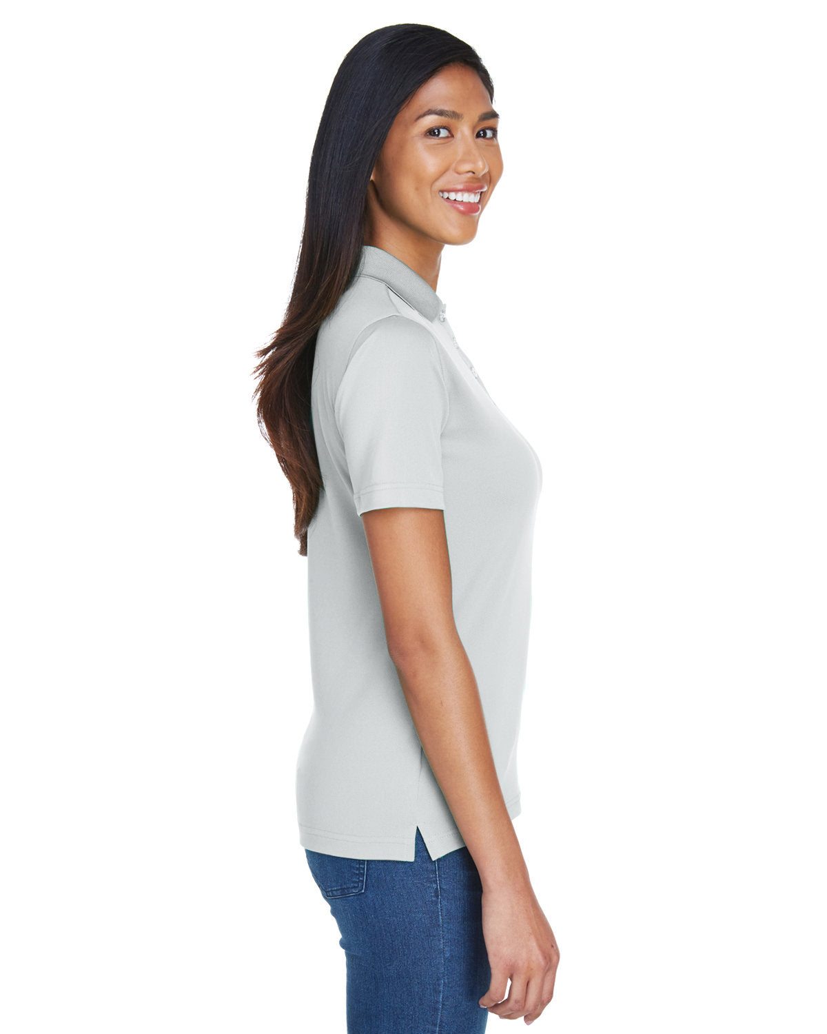 no-logo UltraClub Ladies Cool & Dry Sport Polo-Ladies Polos-UltraClub-Thread Logic