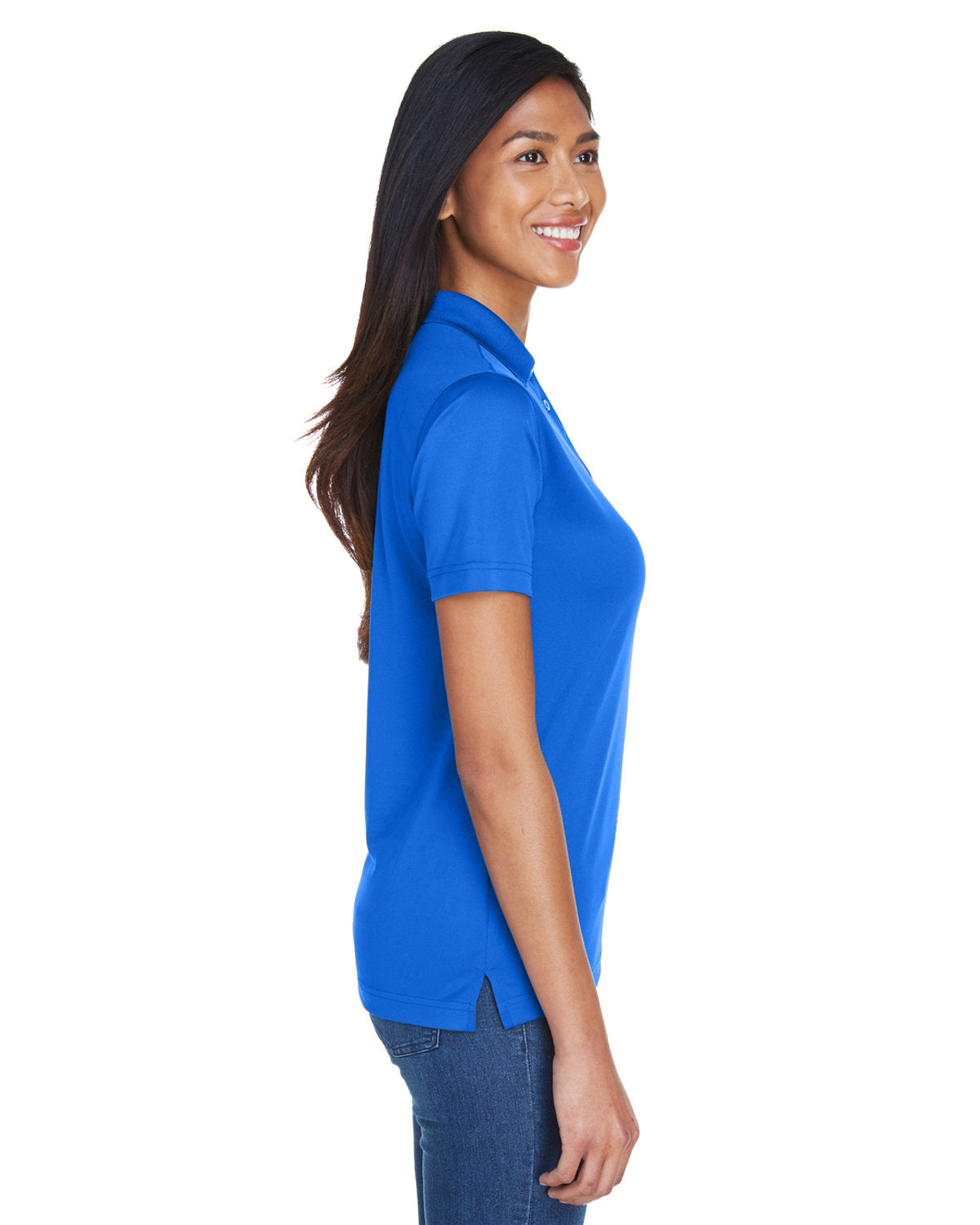 no-logo UltraClub Ladies Cool & Dry Sport Polo-Ladies Polos-UltraClub-Thread Logic