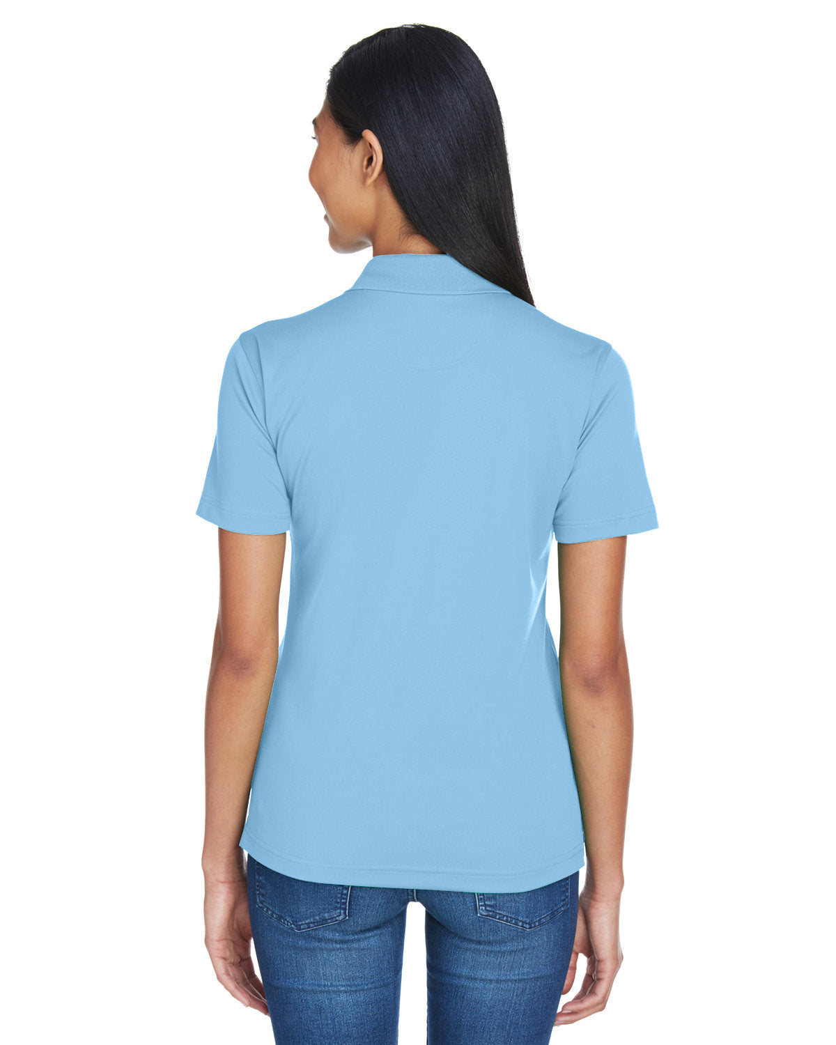 no-logo UltraClub Ladies Cool & Dry Sport Polo-Ladies Polos-UltraClub-Thread Logic