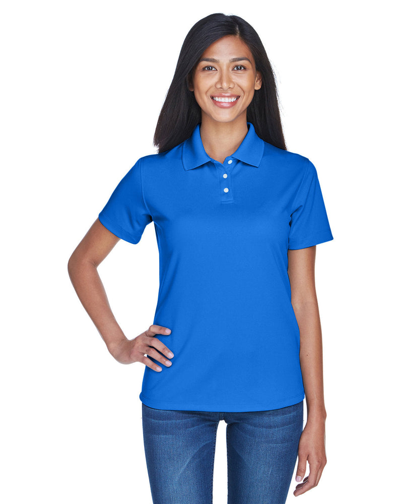  UltraClub Ladies Cool & Dry Stain-Release Performance Polo-Ladies Polos-UltraClub-Royal-S-Thread Logic