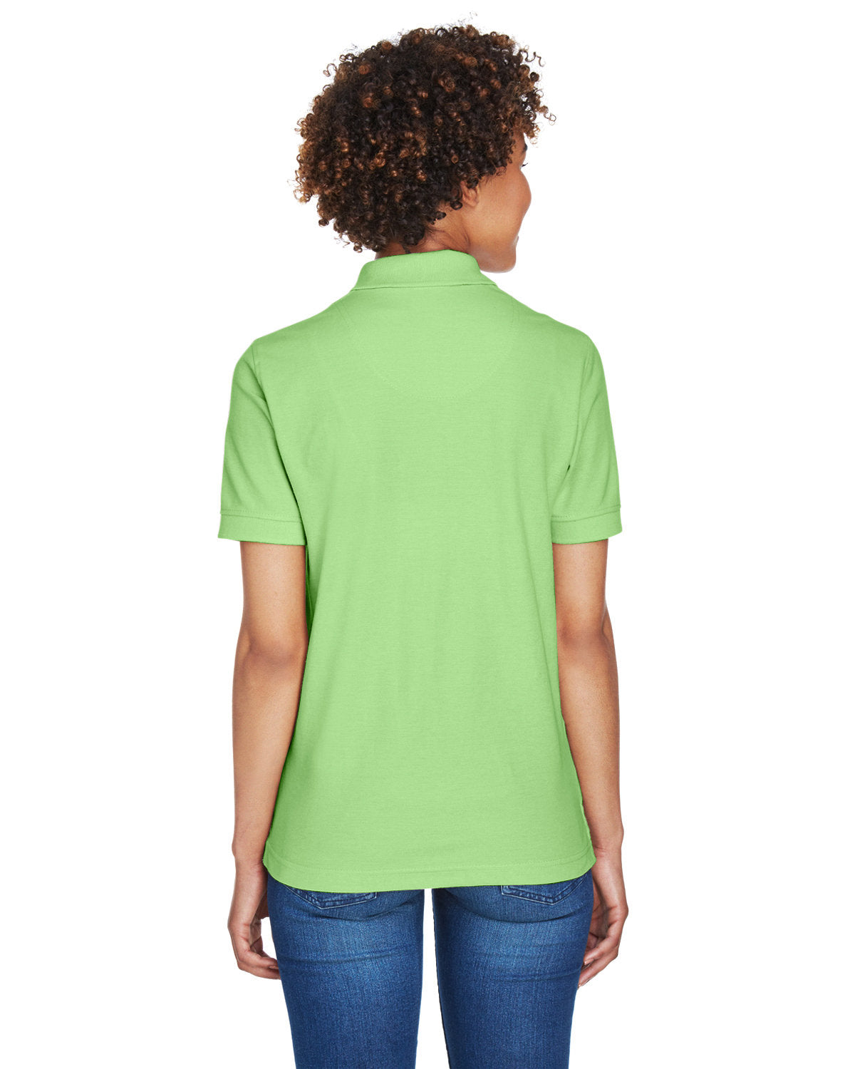 no-logo UltraClub Ladies Whisper Pique Polo-Ladies Polos-UltraClub-Thread Logic