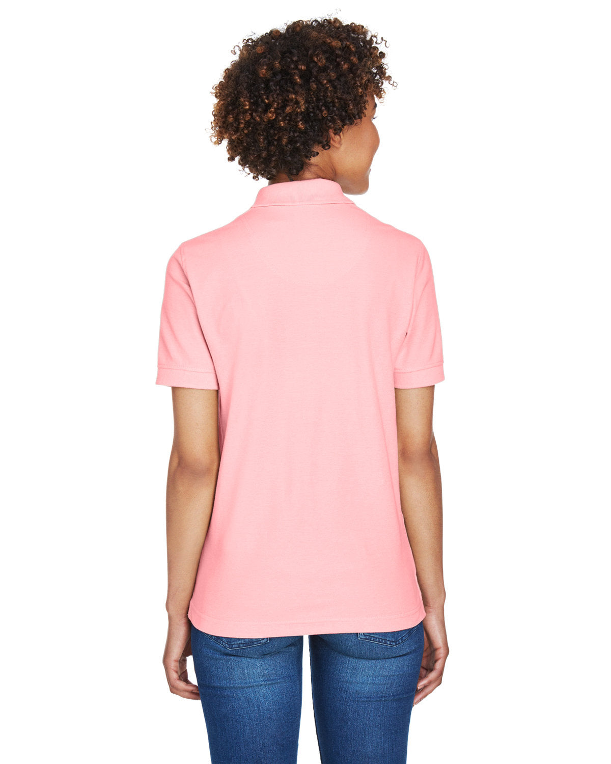 no-logo UltraClub Ladies Whisper Pique Polo-Ladies Polos-UltraClub-Thread Logic