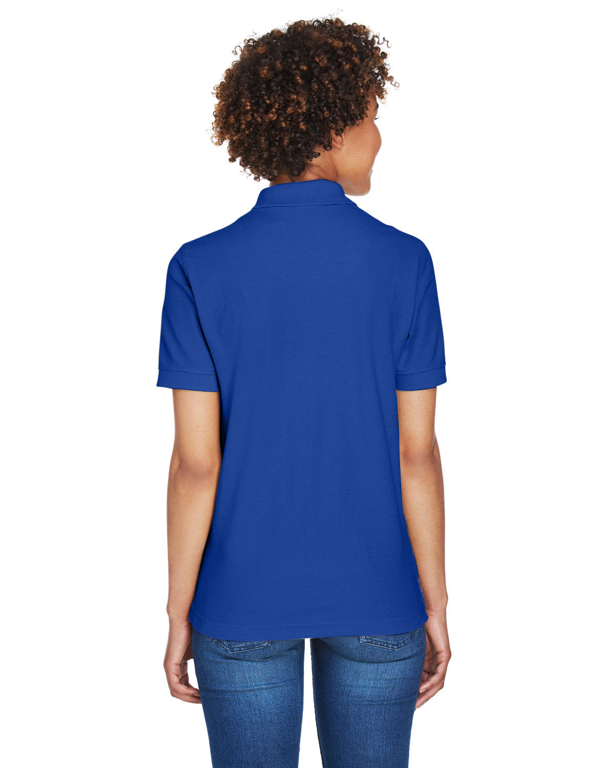 no-logo UltraClub Ladies Whisper Pique Polo-Ladies Polos-UltraClub-Thread Logic