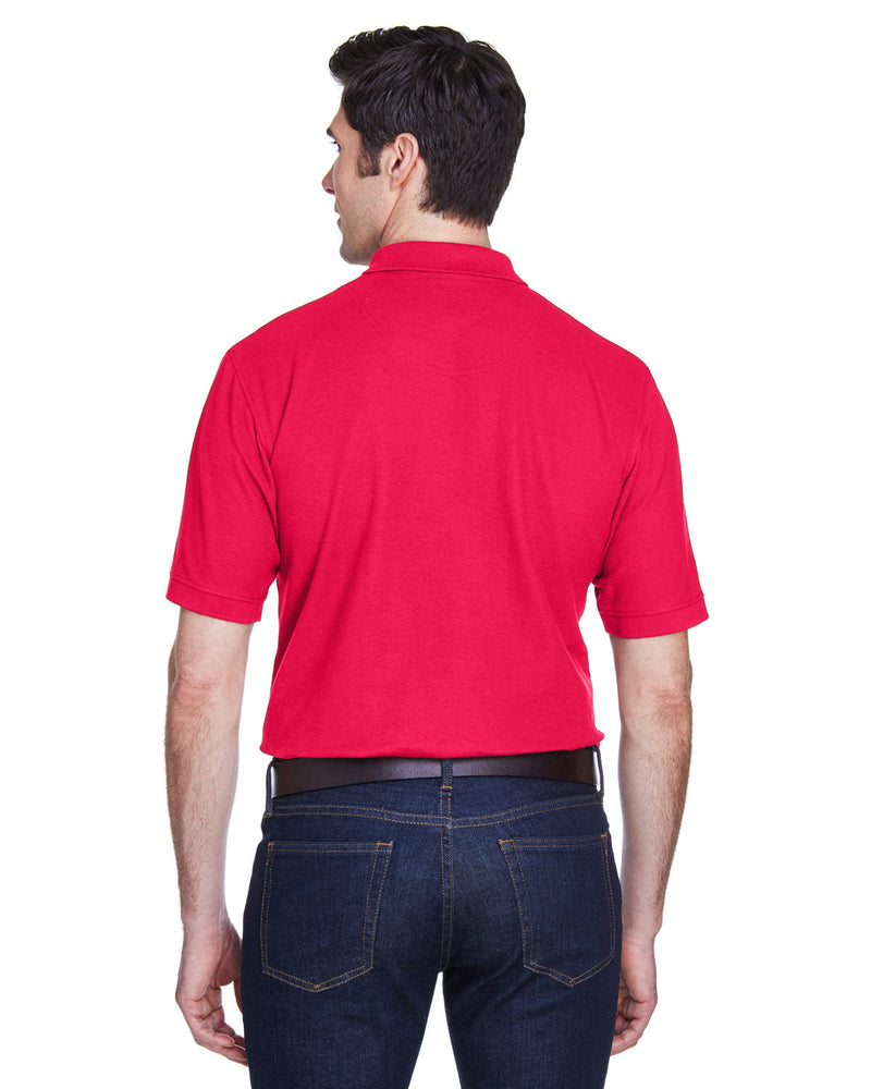 no-logo UltraClub Whisper Pique Polo Shirt-Men's Polos-UltraClub-Thread Logic