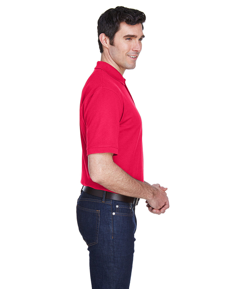 no-logo UltraClub Whisper Pique Polo Shirt-Men's Polos-UltraClub-Thread Logic