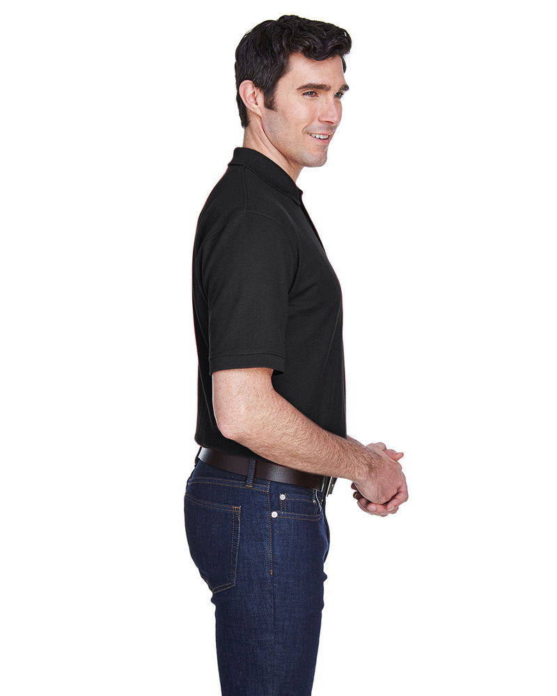 no-logo UltraClub Whisper Pique Polo Shirt-Men's Polos-UltraClub-Thread Logic