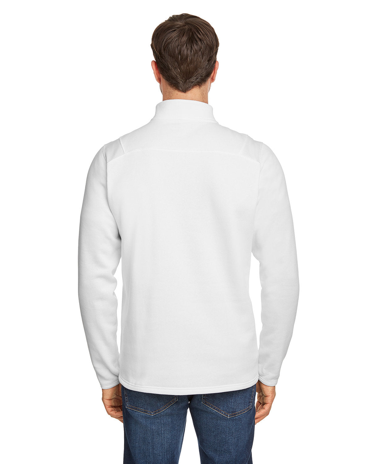 no-logo Under Armour Hustle Quarter-Zip Pullover Sweatshirt-Men's Layering-Under Armour-Thread Logic