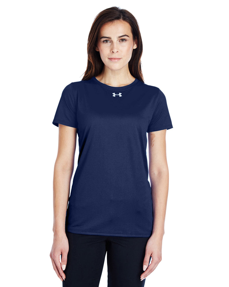 Under Armour Women's Locker T-Shirt, White \ Graphite,XL - US