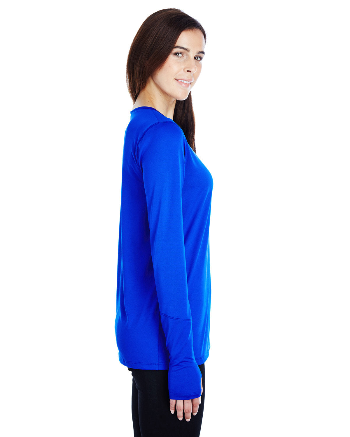no-logo Under Armour Ladies Long-Sleeve Locker T-Shirt 2.0-Ladies T Shirts-Under Armour-Thread Logic