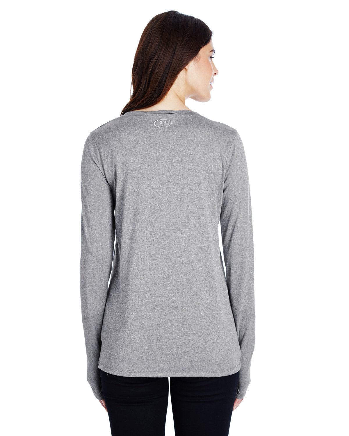 no-logo Under Armour Ladies Long-Sleeve Locker T-Shirt 2.0-Ladies T Shirts-Under Armour-Thread Logic