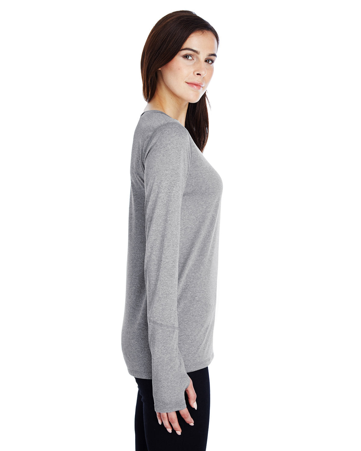 no-logo Under Armour Ladies Long-Sleeve Locker T-Shirt 2.0-Ladies T Shirts-Under Armour-Thread Logic