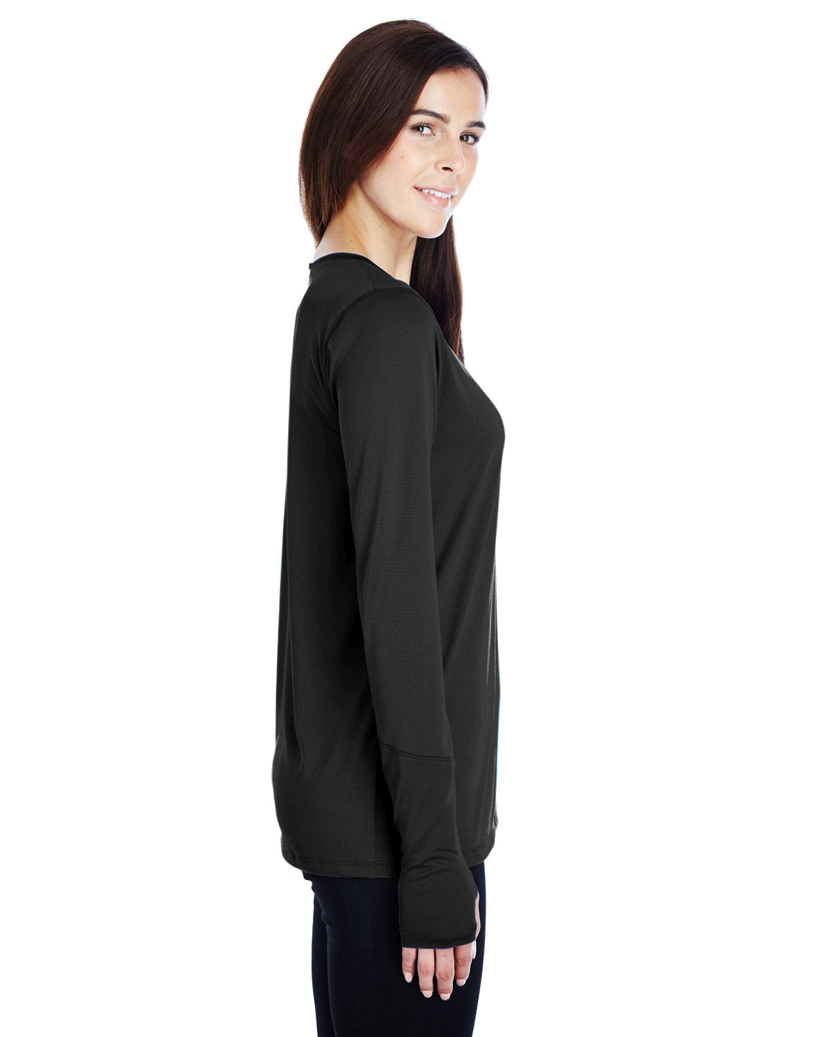no-logo Under Armour Ladies Long-Sleeve Locker T-Shirt 2.0-Ladies T Shirts-Under Armour-Thread Logic