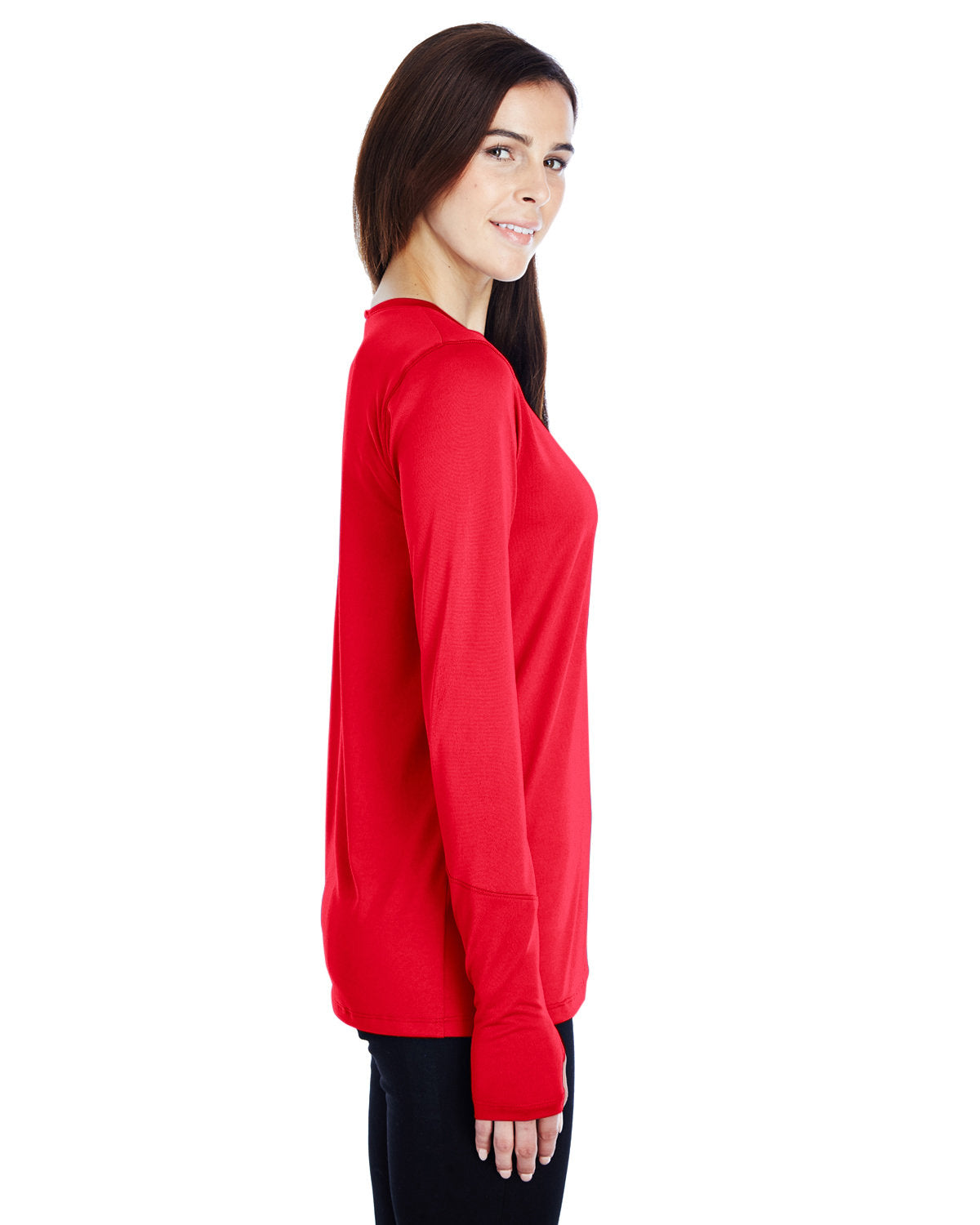 no-logo Under Armour Ladies Long-Sleeve Locker T-Shirt 2.0-Ladies T Shirts-Under Armour-Thread Logic