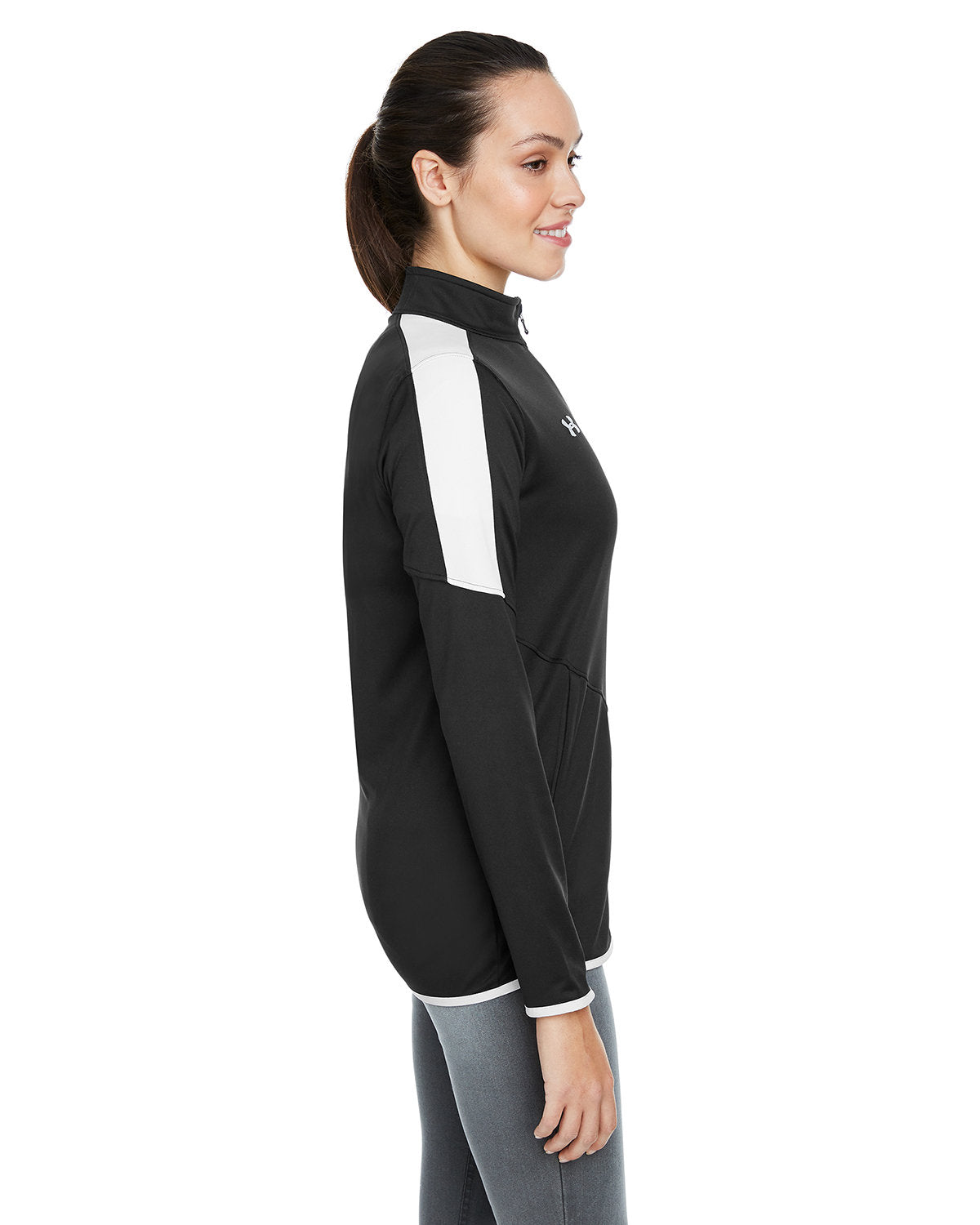no-logo Under Armour Ladies Rival Knit Jacket-Ladies Layering-Under Armour-Thread Logic