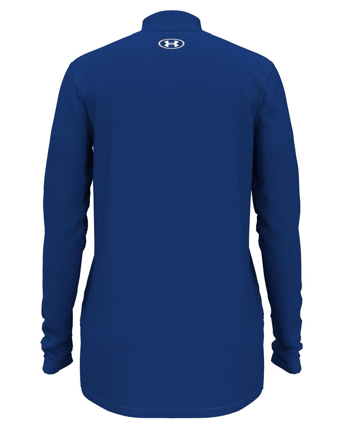UNDER ARMOR 5XL ネイビー Under Armour Ladies Team Tech Half-Zip with Custom Embroidery
