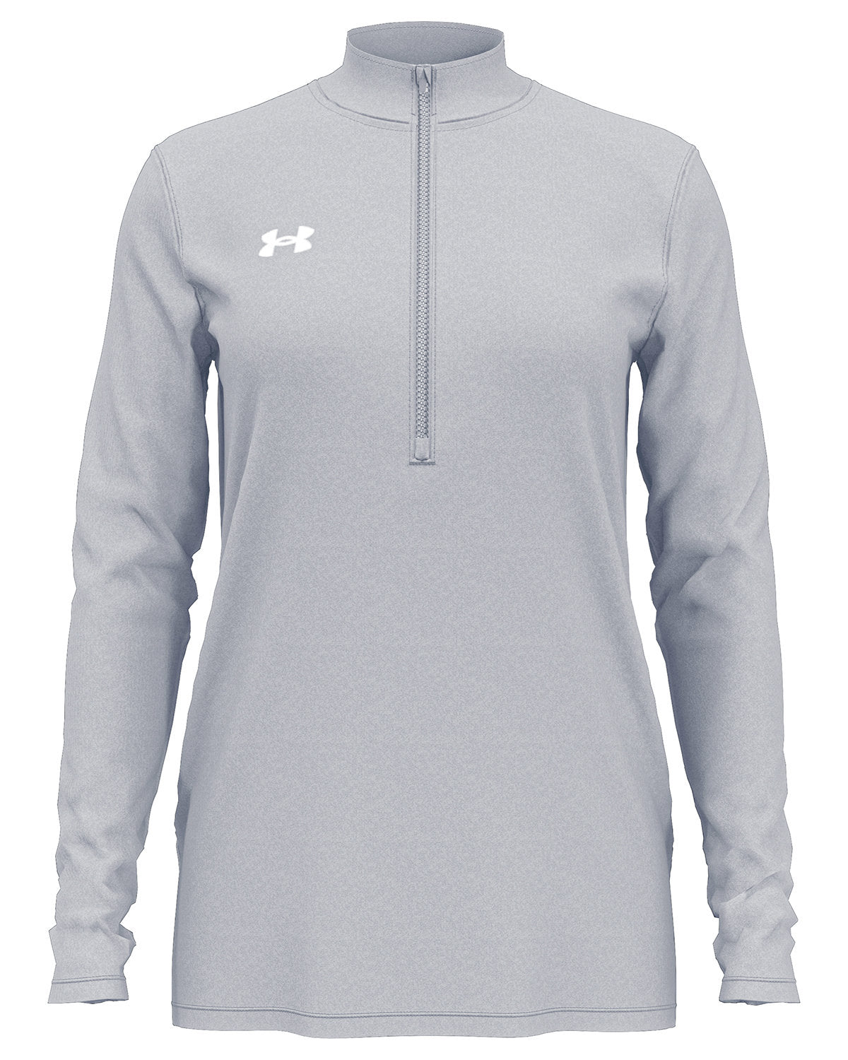  Under Armour Ladies Team Tech Half-Zip-Under Armour-Grey-XS-Thread Logic