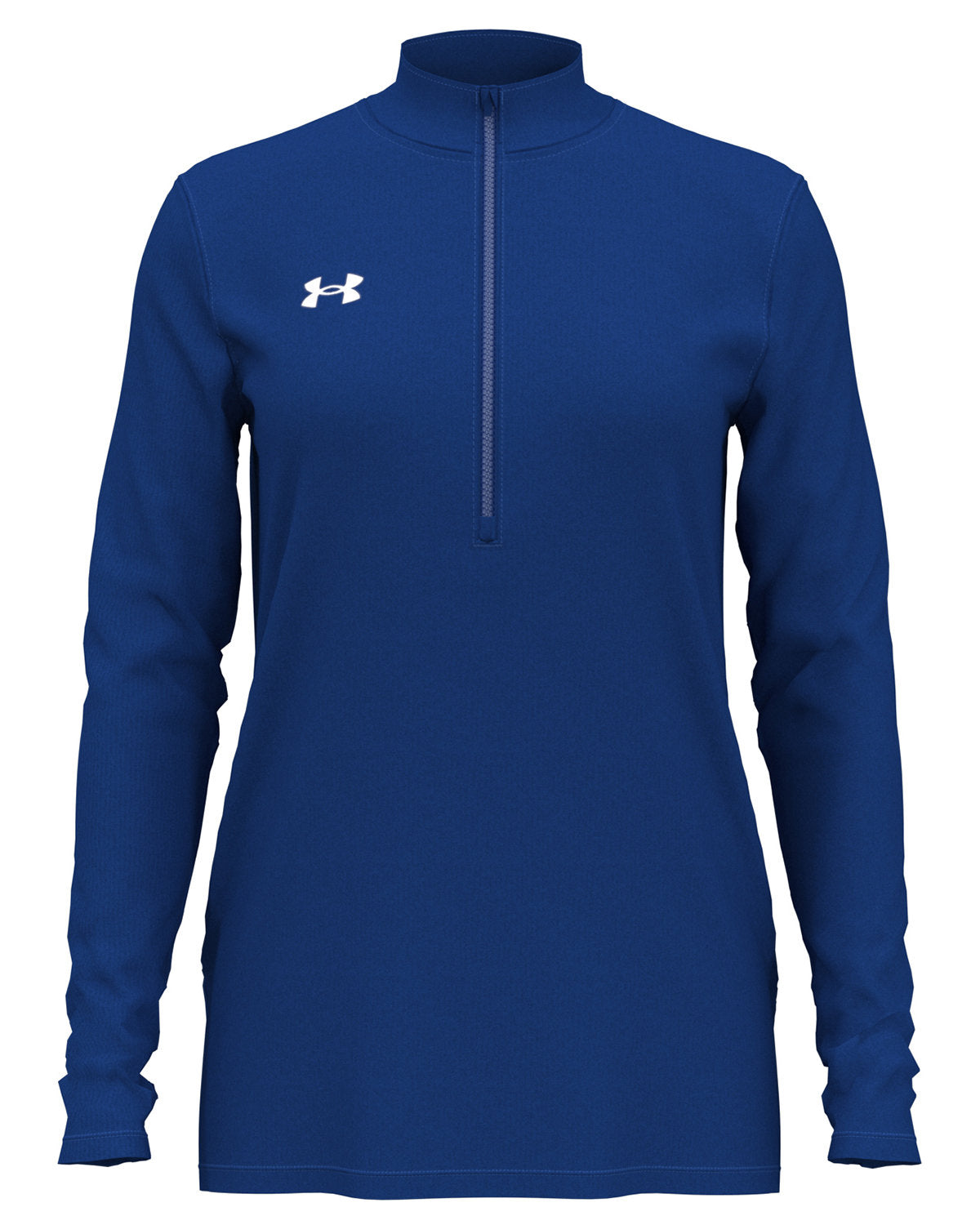  Under Armour Ladies Team Tech Half-Zip-Under Armour-Royal/White-XS-Thread Logic