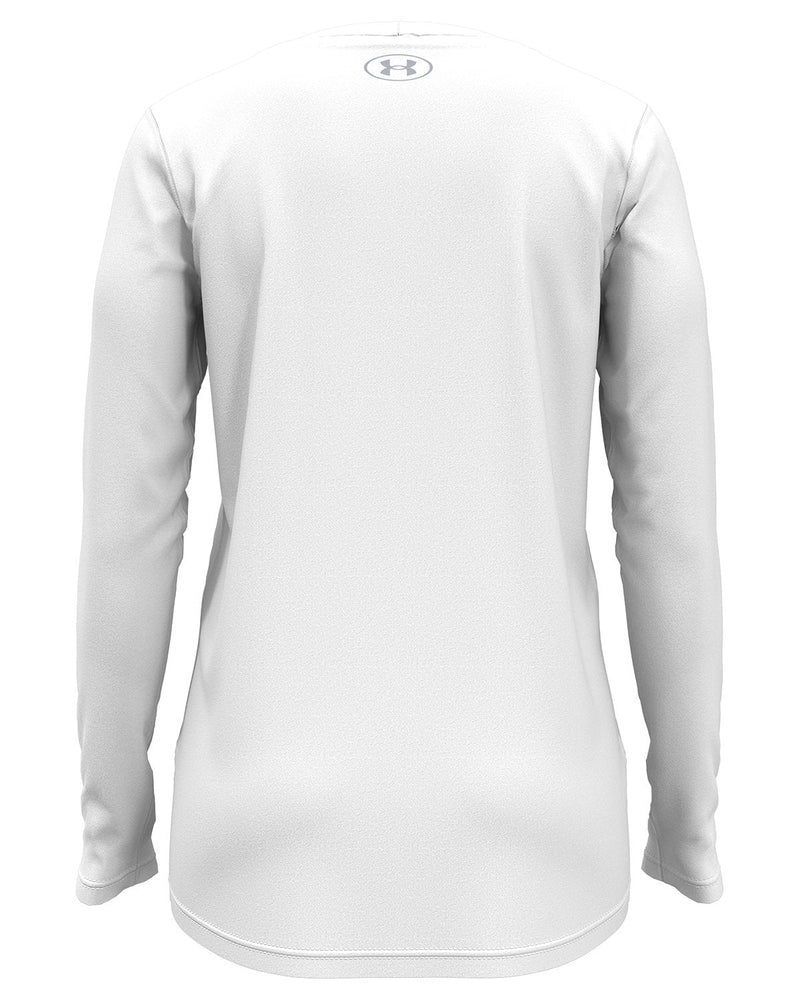 no-logo Under Armour Ladies Team Tech Long-Sleeve T-Shirt-Under Armour-Thread Logic