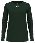  Under Armour Ladies Team Tech Long-Sleeve T-Shirt-Under Armour-Forest Green-XS-Thread Logic