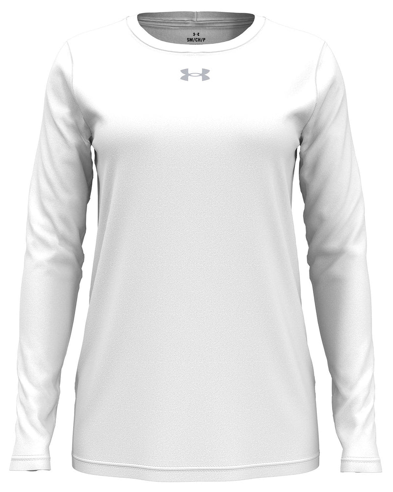 https://threadlogic.com/cdn/shop/files/Under-Armour-Ladies-Team-Tech-Long-Sleeve-T-Shirt-White-XS-1_800x.jpg?v=1685778183