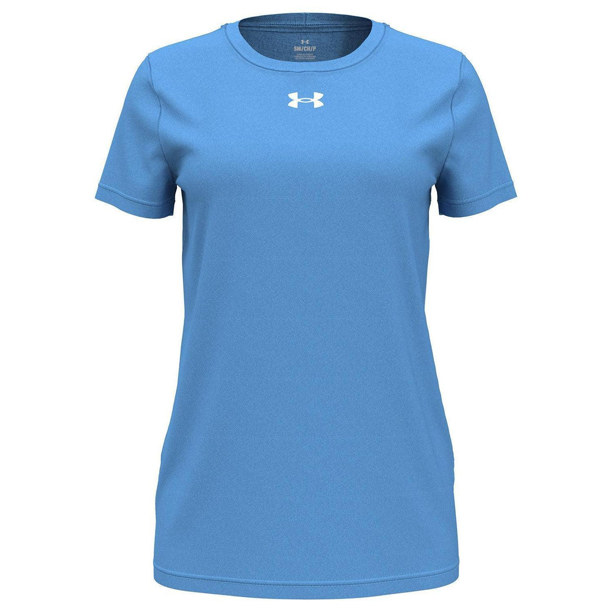 no-logo Under Armour Ladies Team Tech T-Shirt-Under Armour-Carolina Blue-XS-Thread Logic