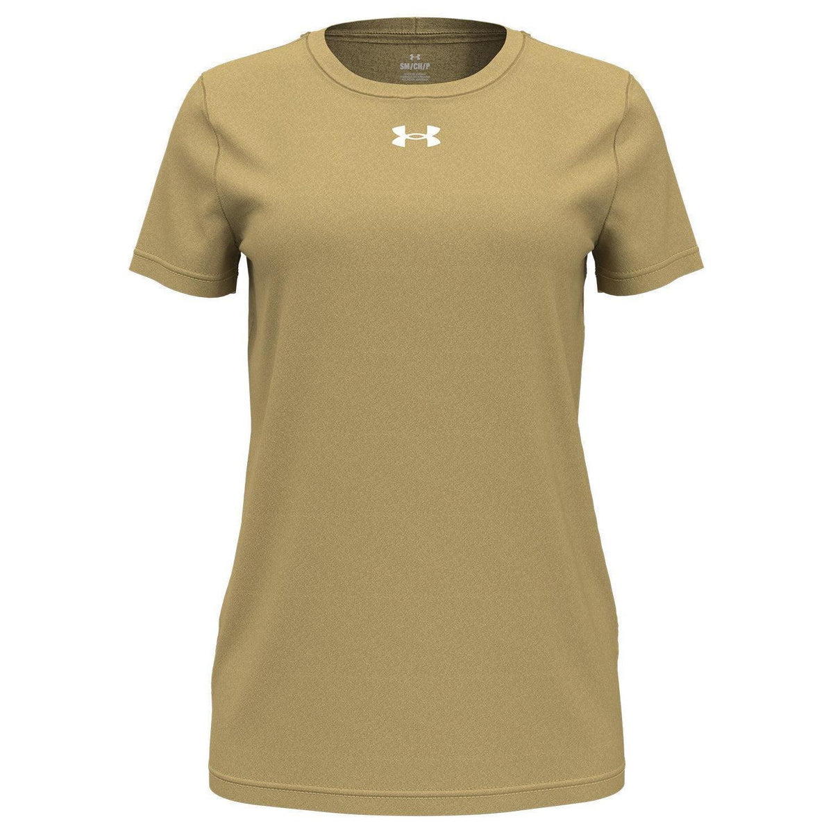 no-logo Under Armour Ladies Team Tech T-Shirt-Under Armour-Gold-XS-Thread Logic